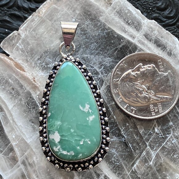 Variscite Crystal Stone Jewelry Pendant - Picture 6 of 7